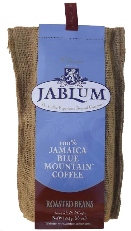 Jablum Jamaica Classic Medium Roasted Whole Beans Coffee, 16 oz bag