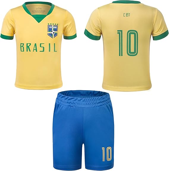 Unique Soccer Jerseys for Toddler Kids Boys and Girls Football Youths Training Uniforms 2-12Y