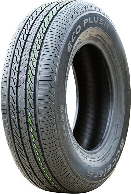 Accelera Eco Plush All-Season Passenger Car Touring Radial Tire-16580R13 1658013 16580-13 83T Load Range SL 4-Ply BSW Black Side Wall UTQG 400AA