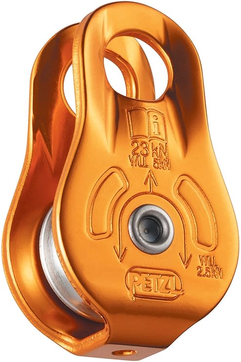 Petzl FIXE Pulley - Versatile Compact Pulley With Fixed Side Plates for Hauling and Rigging