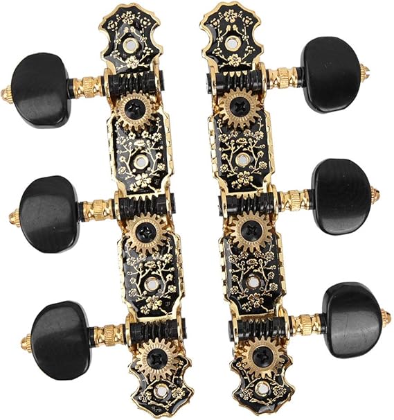 Guitar Tuner, Maquinaria para Guitarra Acustica Guitar Winder, Guitar Accessories, Classical Tuning Fast and Accurately 1:18 Guitar Heads Tuning Pegs Exquisite, Maquinaria para Guitarra Acustica for