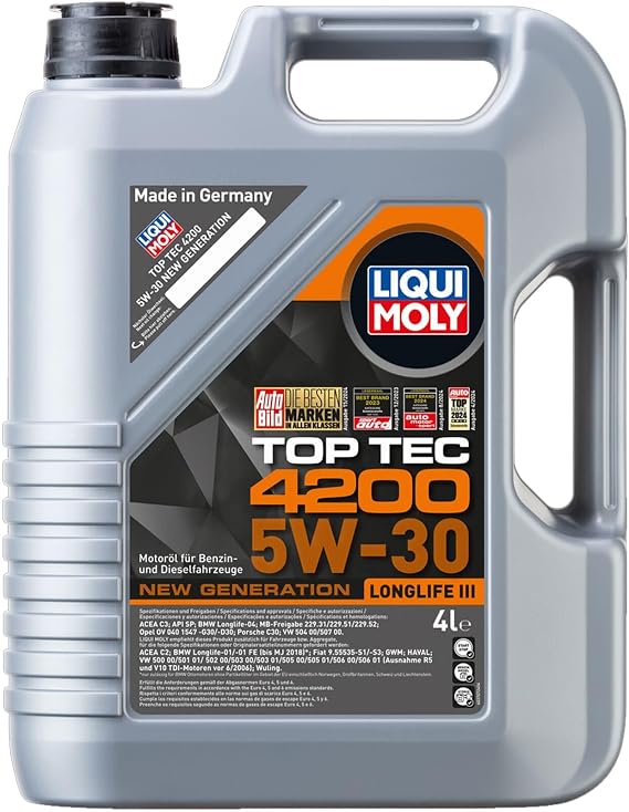 Liqui Moly Top Tec 4200 5W-30 4 lt Motor Yağı
