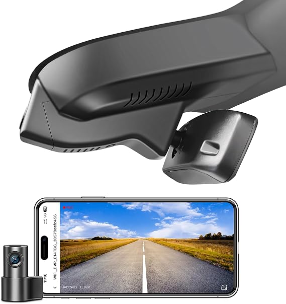 Mangoal Front 4K & Rear 1080P Dash Cam for Volvo EX30 2025 2026