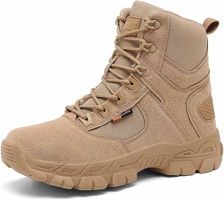 Men's Tactical Army Boots, Desert Combat Boots, Lightweight Combat Boots, Army Jungle Boots, Outdoor Men's Tactical Military Combat Ankle Boots, Desert Combat Outdoor Boots