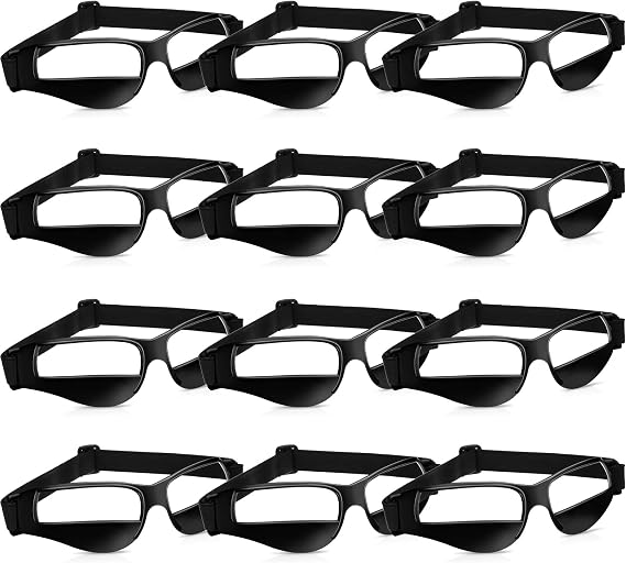 Weewooday 12 Pack Basketball Dribbling Goggles Training for Youth Adult