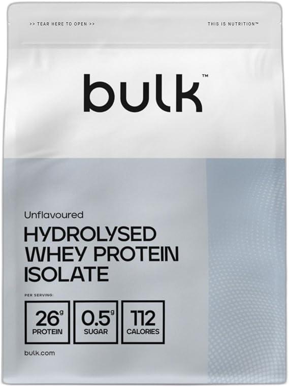 Bulk Hydrolysed Whey Protein Isolate, Unflavoured, 500 g