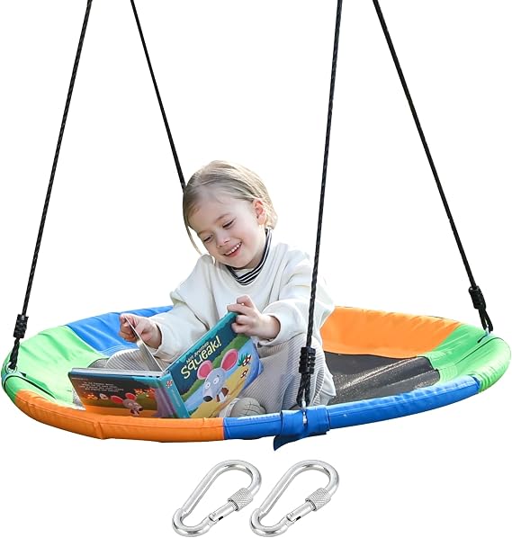 40 Inch Saucer Tree Swing Flying 900lb Weight Capacity for Kids