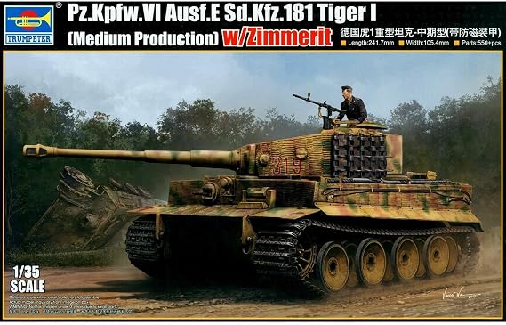 Trumpeter 1:35 - Pz.Kpfw. VIAusf.E Sd.Kfz.181 Tiger I