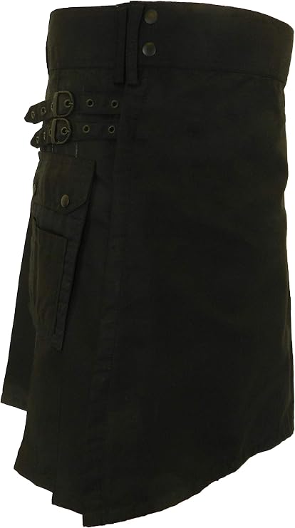 Mens Snap-on Kilt, Lightweight Ripstop Utility Kilt