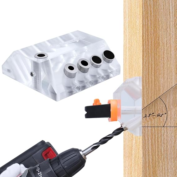 Muzata Upgraded Multi Angle Drill Guide Tool Drill Guide CT19
