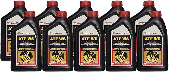 Genuine OEM ATF WS 10 Quarts Automatic Transmission Fluid (10x1 qt) For Toyota Lexus