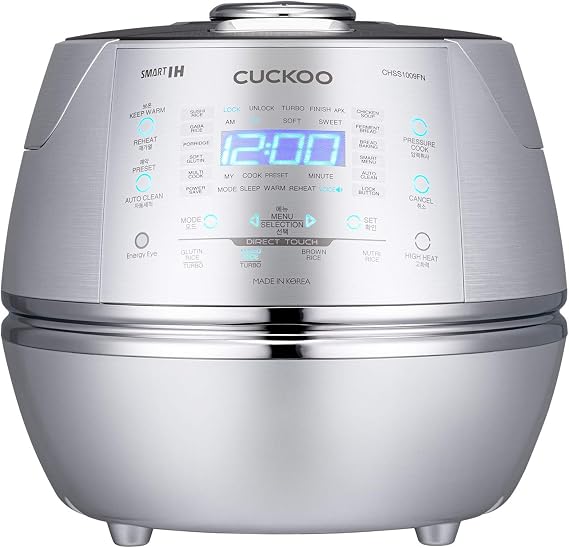 CUCKOO High Pressure Induction Rice Cooker, 20-Cup Cooked, CRP-CHSS1009F