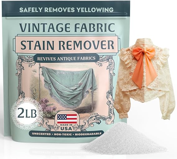 Vintage Fabric Stain Remover & Restoration Soak for Antique Quilts & Linens