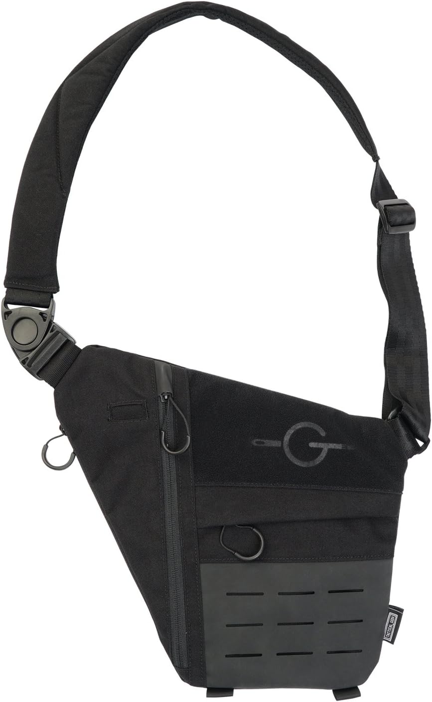 Tacticalgeek Cache L1 Concealed Carry Bag for Men，Anti-Theft Shoulder Backpack, EDC Sling Bag, Crossbody Bag