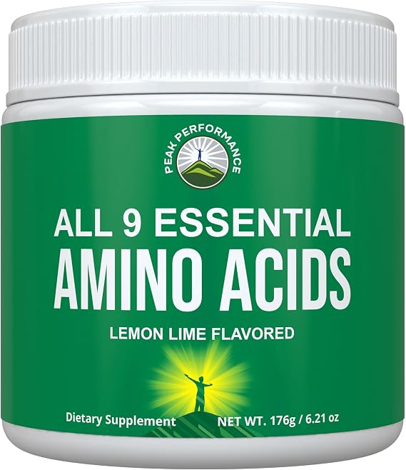 All 9 Essential Amino Acids Powder. Pre + During + Post Workout EAAs + BCAA