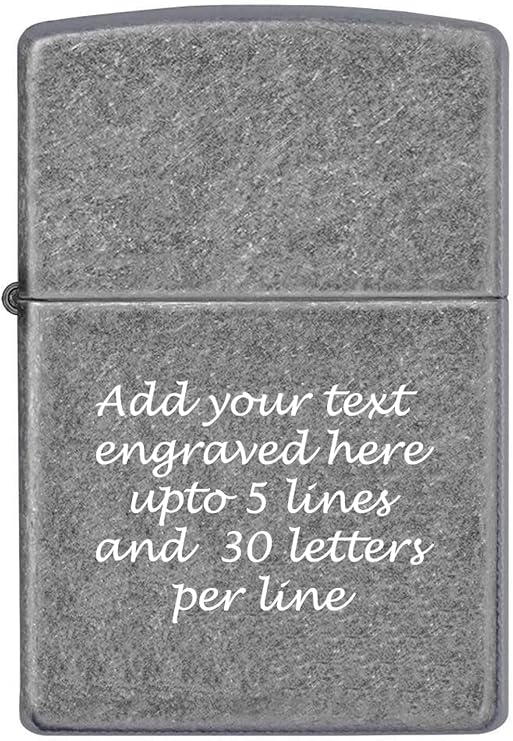 Zippo Customized Personalized Classic Windproof Oil Lighter Engraving