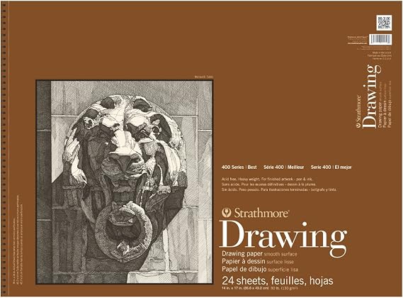 Strathmore (400-107 400 Series Drawing, Smooth Surface, 14x17, White