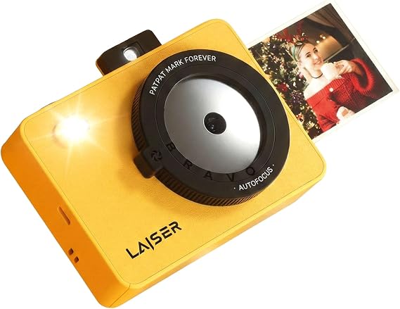 Z5s İnstant Kamera ve Fotoğraf Yazıcısı - Şipşak Fotoğraf Makinesi-Yellow
