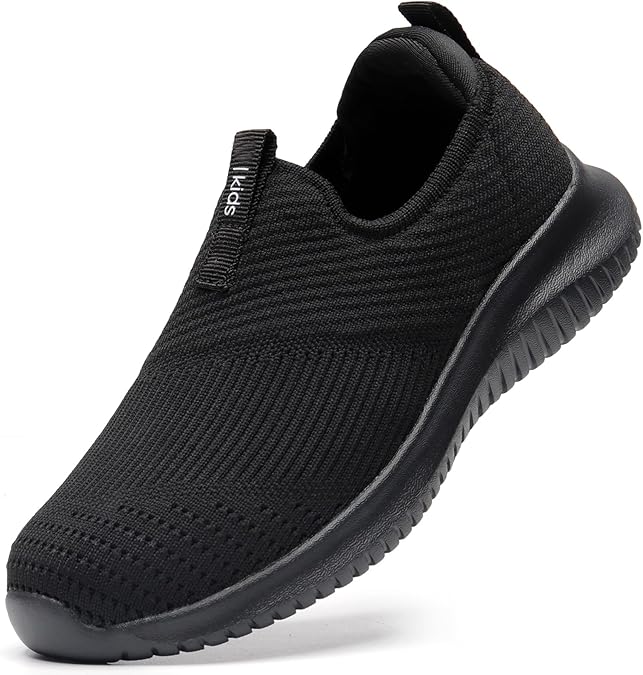STQ Kids Shoes Girls Boys Lightweight Slip on Walking Sneakers