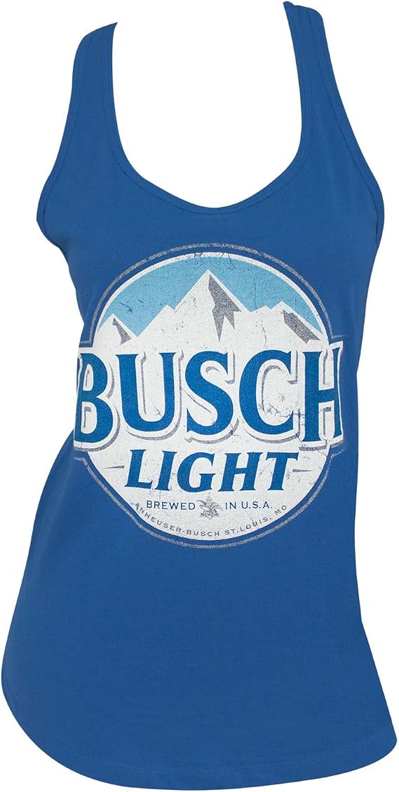 Busch Light Logo Women's Racerback Royal Tank Top