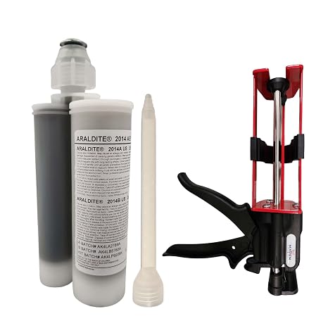 Huntsman Araldite 2014 High-Temp Chemical-Proof Epoxy Gel 200ml 200ml Dispenser Kit