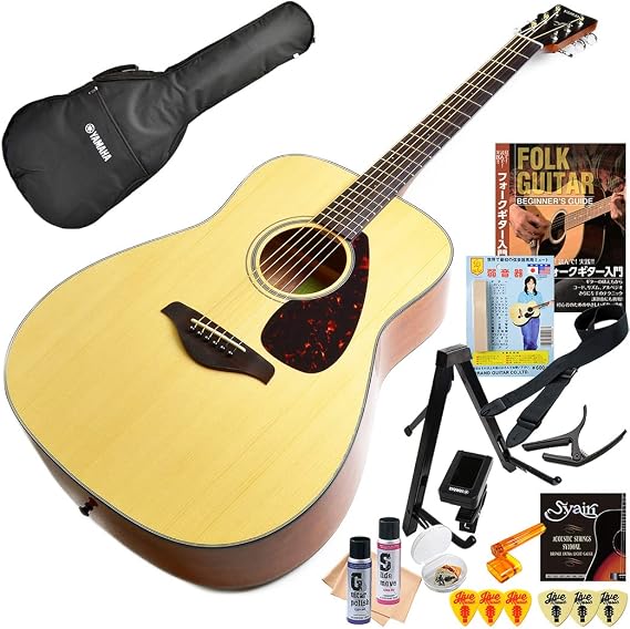 Yamaha FG800 Acoustic Guitar Beginner Set 15 Pieces Yamaha Acoustic Guitar Introduction Set