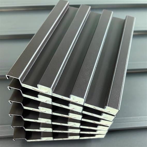 Metal Roofing Panel, Long Aluminum Ceiling Panels Tin Roof with Polycarbonate Fill, All-Weather Cladding Of Metal for Patio Sun Room Building