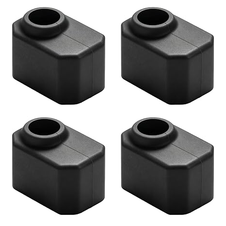 4個 Prusa MK4 シリコンソックス、Prusa MK4ホットエンドヒーターブロックシリコンソックス 3DプリンターPrusa MK4、Prusa XL、MK3.9 XLプリントヘッドシリコンカバーと互換性あり。