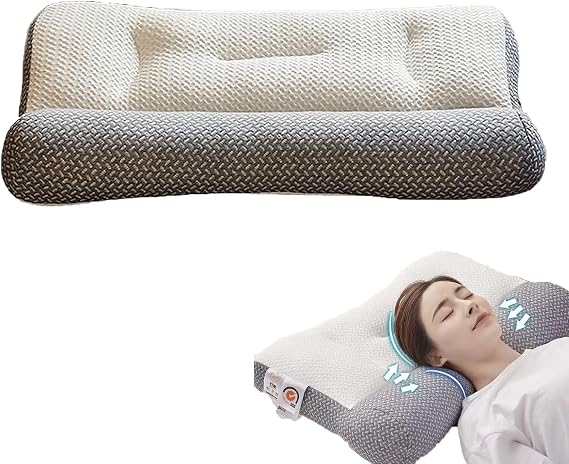 Reverse Traction Soy Neck Pillow,Super ErgonomicPillow 2023,Super Ergonomic Pillow - Protect Your Neck and Spine,Ergonomic Pillow for Neck,Pillow with Neck Support,Anti Traction (15.7''*23.6''-Gray)