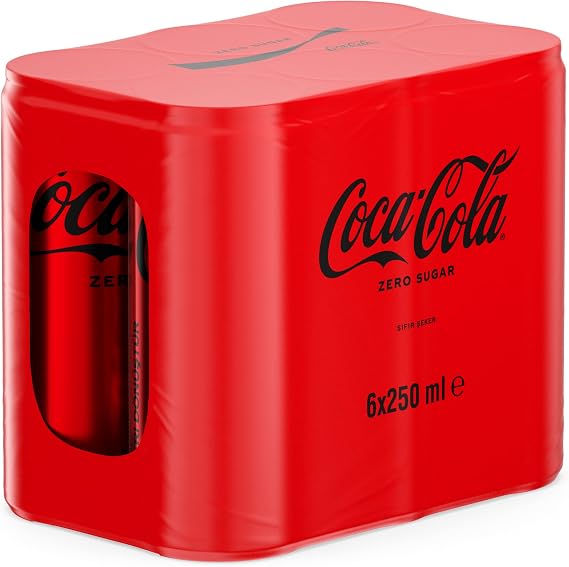 Coca-Cola Zero Sugar Kutu 6x250 ml