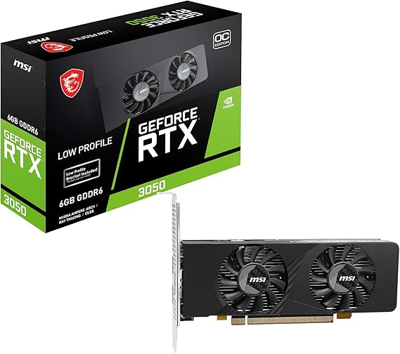 MSI GeForce RTX 3050 LP E 6G OC