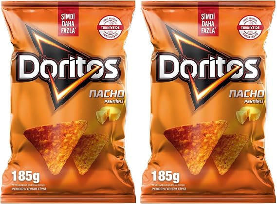 Doritos Nacho Cheese Corn Chips Party Size 185 g