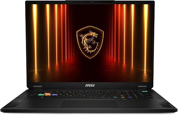 msi Stealth 18 HX AI Gaming Laptop 18 QHD+, Intel Ultra 9-275HX, RTX 5080, 32GB DDR5, 2TB SSD, Vapor Chamber Cooling, Wi-Fi 7: Midnight Black A2XWIG-045US