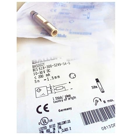 BALLUFF BES 516-300-S249-S4-D(BHS002Y)Pressure-Rated Inductive Sensors PNP New
