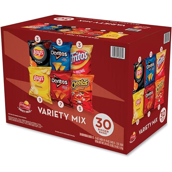 Classic Variety Mix, Assorted, 30 Bags/box