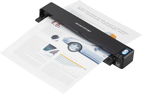ScanSnap iX100 Wireless Mobile Portable Scanner, Black | For Mac or PC