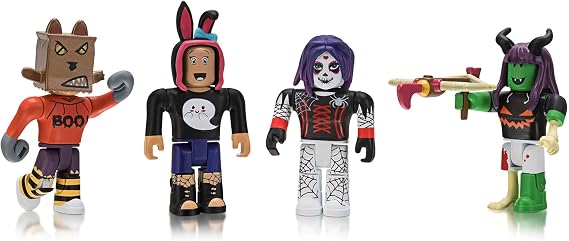 Roblox Celebrity Collection - Mischief Night Four Figure Pack [Includes Exclusive Virtual Item]