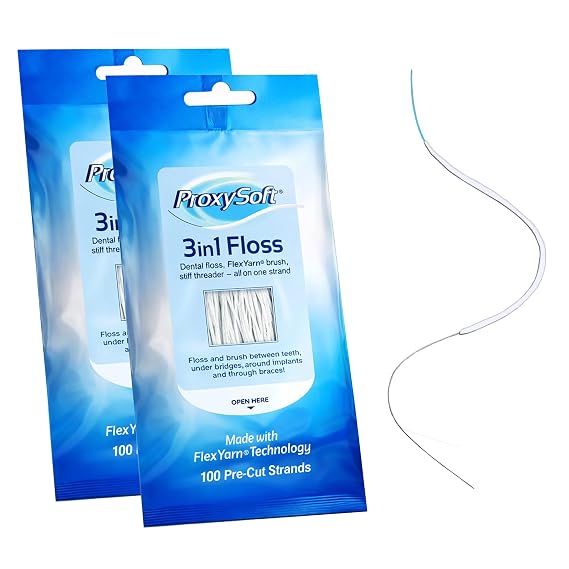 ProxySoft 3-in-1 Floss - 2pk (200 Strands)