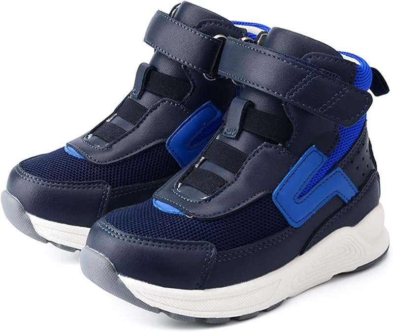 Orthopedic Shoes for Kids,High Top Corrective Sneakers with Arch & Ankle Support for Girls and Boys' Flat Foot,Anti-Slip Soles