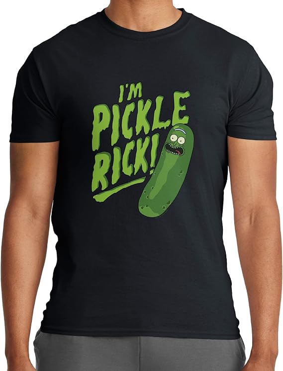 Ripple Junction Rick and Morty Men's Short Sleeve T-Shirt Pickle Rick Officially Licensed