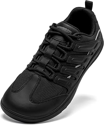 HOBIBEAR Barefoot Shoes Mens | Wide Toe Box | Comfortable Outdoor Minimalist Trail Running Sneaker