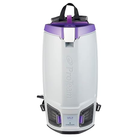 ProTeam GoFit 10 Commercial Backpack Vacuum with 1.5 Inch Blower Tool & Hard Surface Tool Kit, Nylon & Horse Hair Blend Brush, Corded, 107800