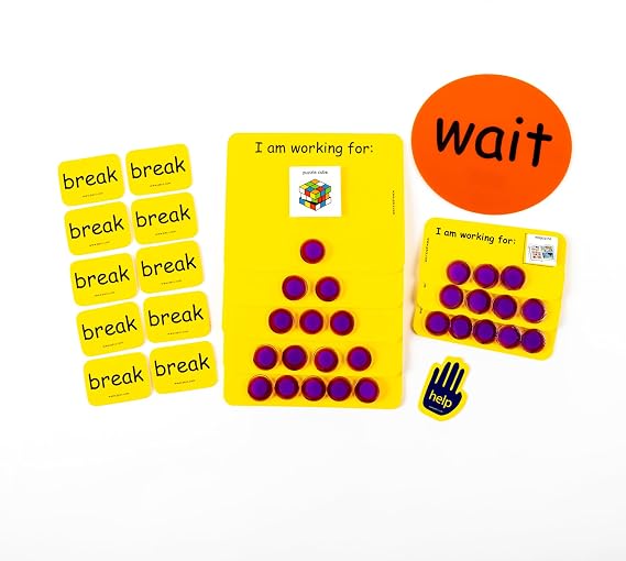 PECS Visual Strategies Tool Kit (Yellow)