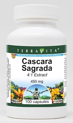Cascara Sagrada 4:1 Extract - 450 mg 100 Capsules, ZIN: 520862