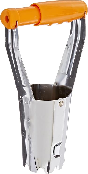 Fiskars Bulb Transplanter Ergonomic Planting Tool with Depth Markings