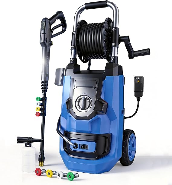 5000 PSI Electirc Pressure Washer, 3 Levels Pressure Adjustable