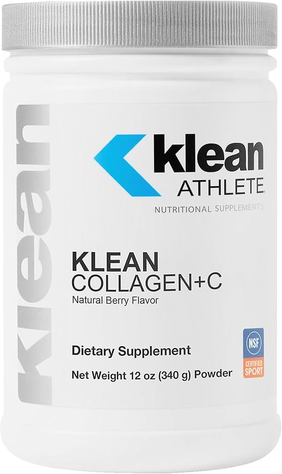 Klean Athlete Klean Collagen+C, Natural Berry Flavor, 12 Ounces