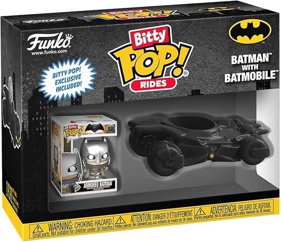 Funko Figür DC Comics - Ride Batman Batmobile Bitty Pop 6 cm, 16954
