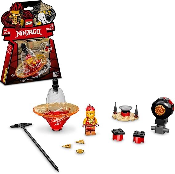 LEGO NINJAGO Kai's Spinjitzu Ninja Training 70688 Spinning Toy Building Kit with NINJAGO Kai; Gift for Kids Aged 6+ 32 Pieces