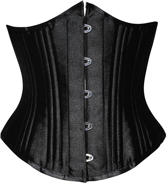 SHAPERX Women's Waist Training Corsets Underbust Heavy Duty 26 Steel Boned Hourglass Silhouette Body Shaper